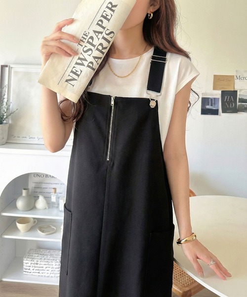 YOKO CHAN（ヨーコチャン） ノースリーブワンピース 38 グレー