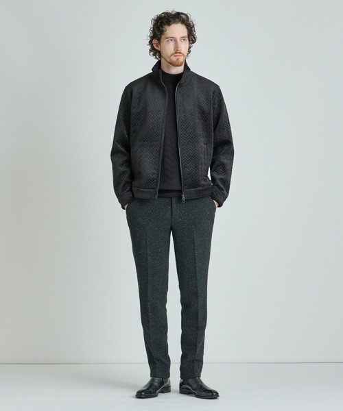 MEN'S BIGI（メンズビギ） ブルゾン アウター ベロアキルトステッチ