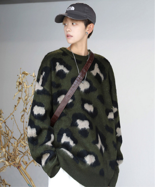 NEOS（KOKUYO） セーター ニット 「neos」ルーズシルエット ジャガード