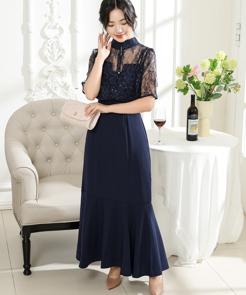 Lace Ladies（レースレディース） ドレス 「2点セット」 レース ボレロ