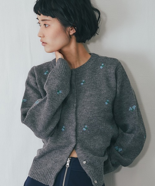 カーディガン 花柄刺繍カーディガン レディース : ZOZOTOWN Yahoo!店