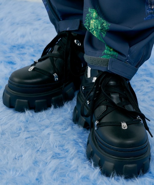 AIVER（アイバー） ブーツ ライトソールレースブーツ メンズ