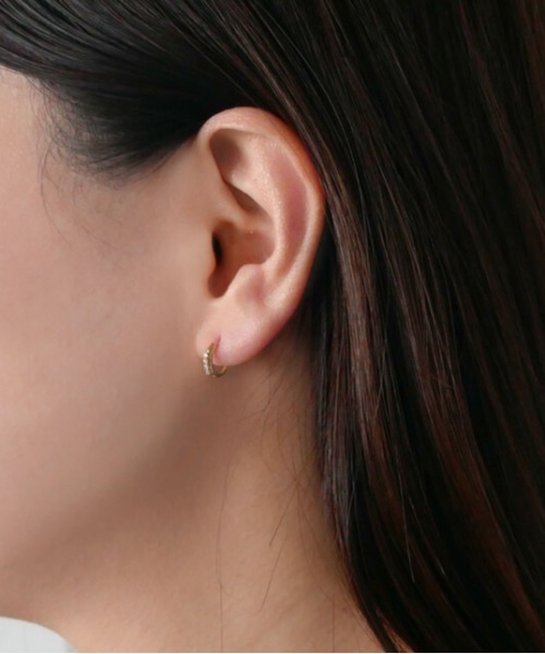 VENDOME AOYAMA（ヴァンドーム青山） ピアス K18YG ダイヤモンド ミニ
