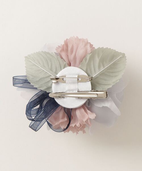 SUIT SELECT ブローチ ブーケのようなコサージュ/金具はピンとクリップ