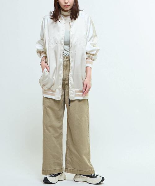 CONVERSE TOKYO スカジャン SATIN OVERSIZE SOUVENIR JACKET
