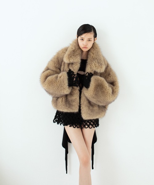 leinwande（ラインヴァンド） ムートンコート ボアコート Egg Fur Coat