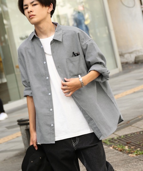 ZIP FIVE（ジップ ファイブ） シャツ CVCオックス レギュラーカラー