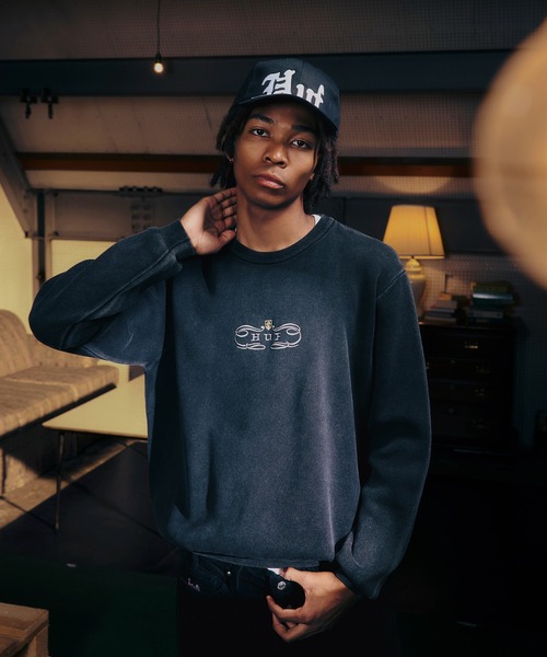 HUF（ハフ） セーター ニット WORLDWIDE CLOTHIERS SWEATER メンズ