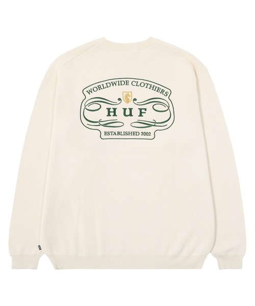 HUF（ハフ） セーター ニット WORLDWIDE CLOTHIERS SWEATER メンズ