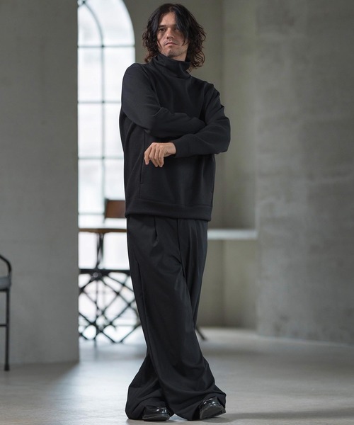 CAMBIO（カンビオ） トレーナー スウェット msw1518- 鹿の子ハイネック