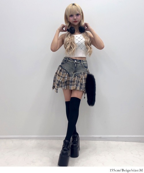 Diable baiser（ディアブルベーゼ） キャミソール ビジューさらさら