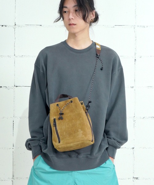 AS2OV（アッソブ） ショルダーバッグ WATER PROOF SUEDE DRAWSTRING