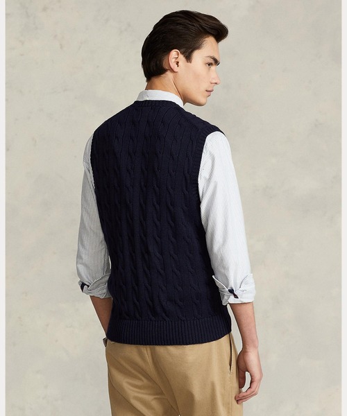 POLO RALPH LAUREN（ポロ・ラルフローレン） ベスト ジレ ケーブル