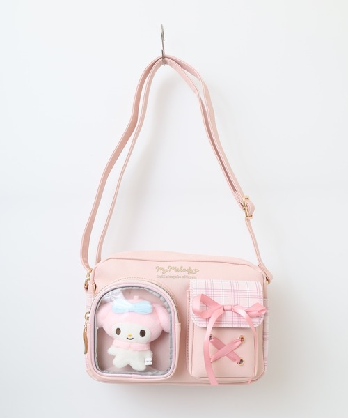 sanrio（サンリオ） ショルダー ショルダーバッグ チェック クリア