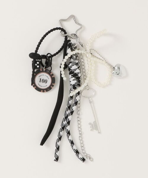 Revo. チャーム カジノ チップ モチーフ マルチチャーム ハート ビーズ