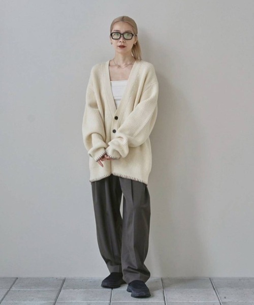 TODAYFUL カーディガン Wool Ribknit Cardigan レディース : ZOZOTOWN