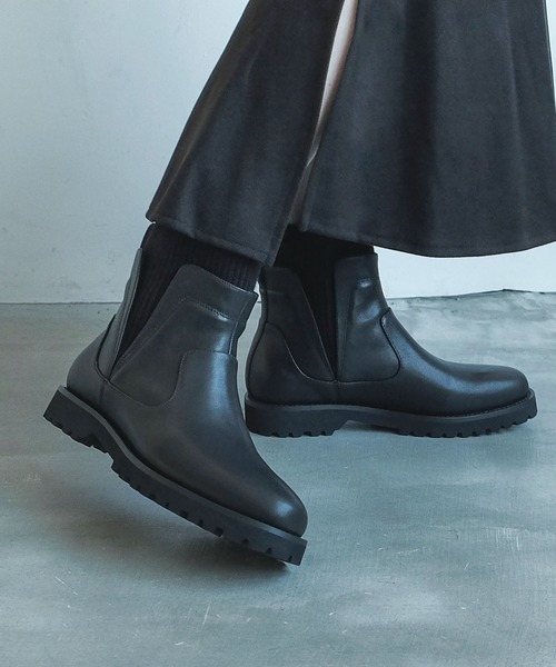 neue diffusion（ノイエ ディフュージョン） ブーツ リブ付きショート