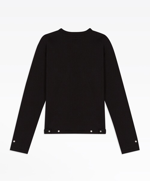 agnes b.（アニエスベー） カーディガン コットン メルトン 長袖