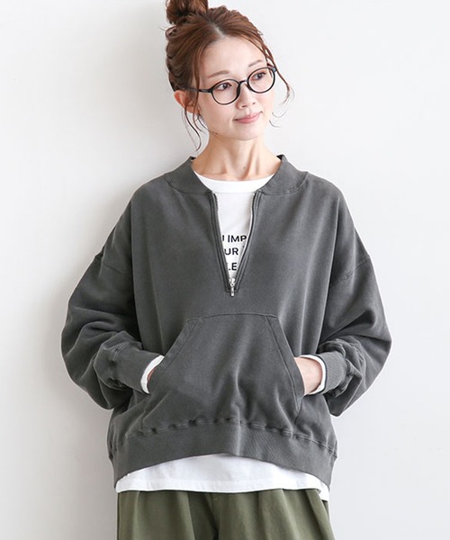 SOLAMONAT（ソラモナ） トレーナー スウェット ピグメントスウェット