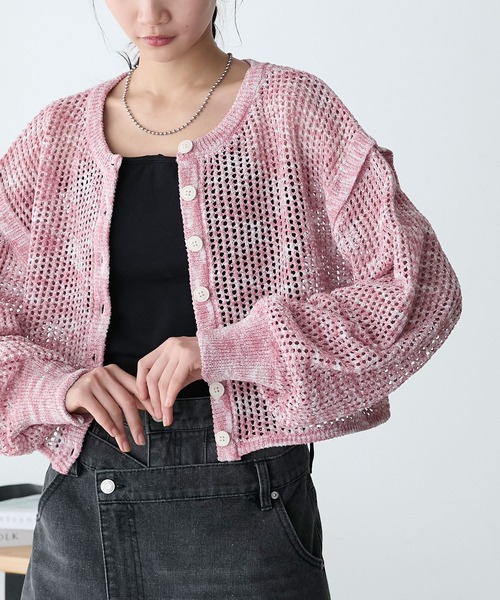 forksy.（フォルクシー） カーディガン 「forksy.」2WAYクロップド