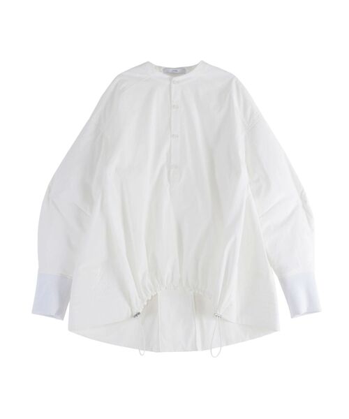 UN3D.（アンスリード） ブラウス シャツ PADDING HEM DESIGN SH