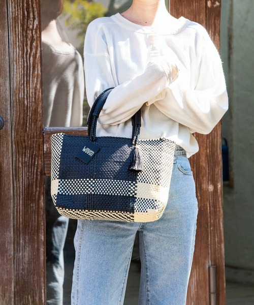 かごバッグ カゴバッグ WOVEN (ウーヴン) / スモールトート メキシコ製