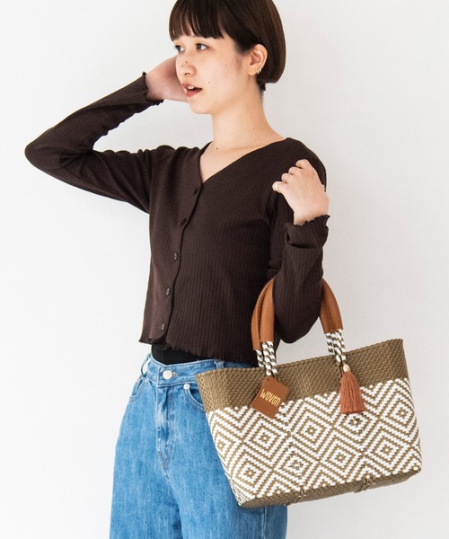 かごバッグ カゴバッグ WOVEN (ウーヴン) / スモールトート メキシコ製