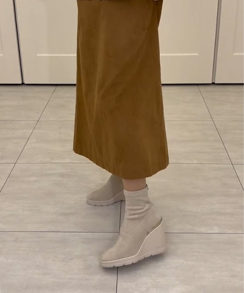 diana（プラスダイアナ） ブーツ 「軽量」ストレッチショートブーツ