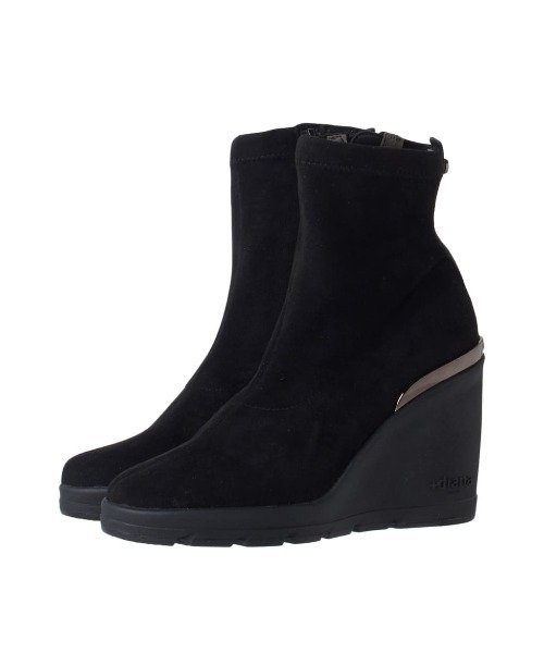 diana（プラスダイアナ） ブーツ 「軽量」ストレッチショートブーツ