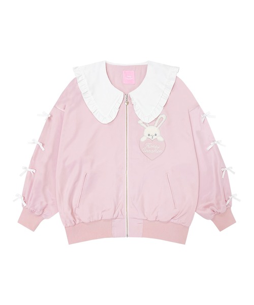 Honey Cinnamon（ハニーシナモン） コート アウター 袖リボンハニー