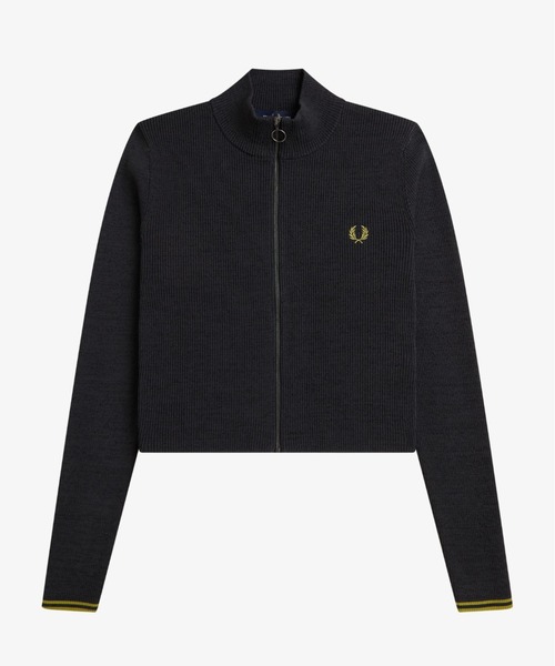 FRED PERRY（フレッドペリー） カーディガン Zip-Through Metallic