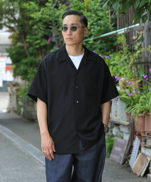 WAIPER.inc シャツ CalTop キャルトップ オープンカラーシャツ 半袖