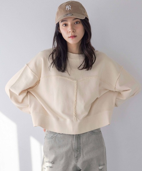 LOWRYS FARM（ローリーズファーム） トレーナー スウェット ピグメント