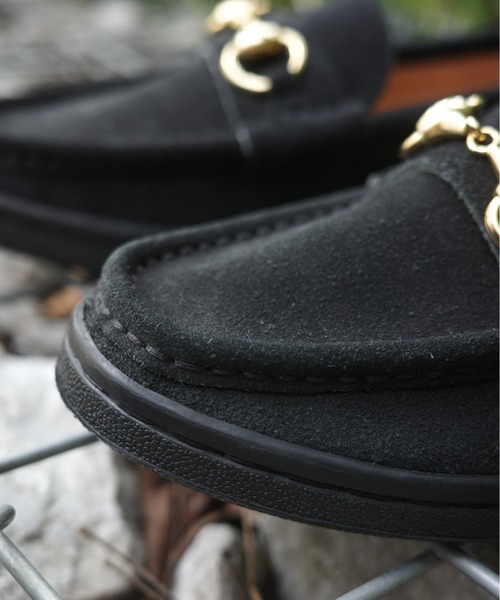 MANEBU（マネブ） ローファー BITCH SUEDE ビットローファー スエード