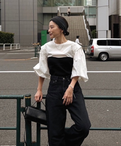 ETRE TOKYO（エトレトウキョウ） ブラウス シャツ ニットビスチェ