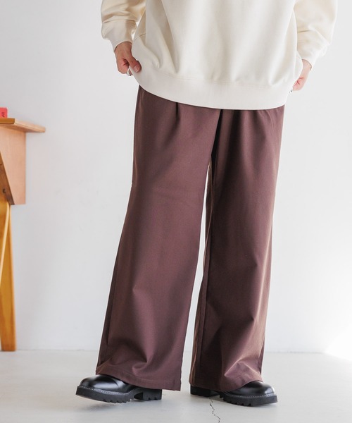 RAGEBLUE（レイジブルー） スラックス 起毛TR/ストレッチ/バギーワイド