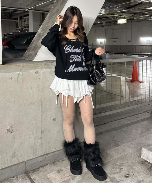 sedacle girl（セダクルガール） レッグウォーマー フェイクファー