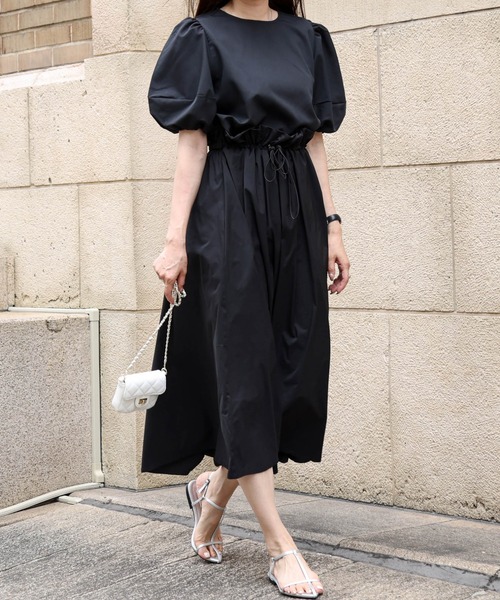 ワンピース 「インフルエンサーコラボ」Aラインフレアワンピース