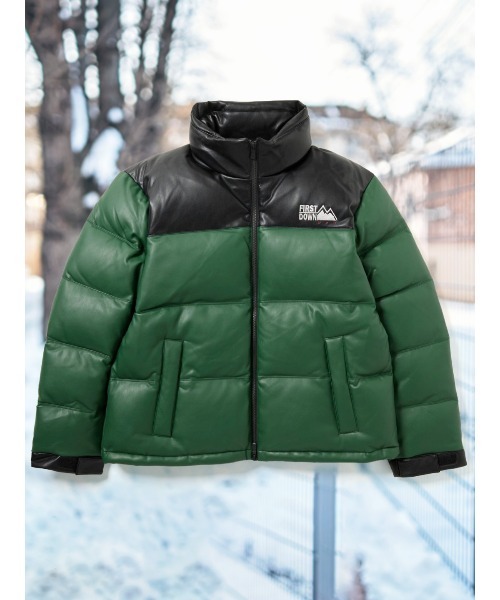FIRST DOWN（ファーストダウン） ダウンジャケット ダウン 合成皮革