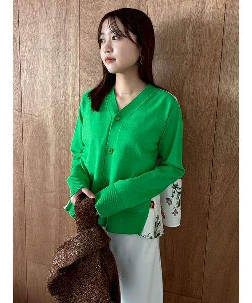 Mila Owen（ミラオーウェン） カーディガン カシミヤコットン