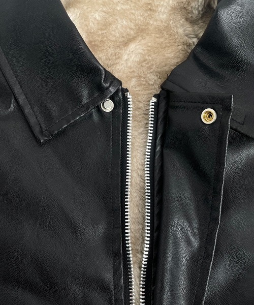 CALIFORNIA OUTFITTERS スタジャン 12E7-MZ PU レザー 裏ボア