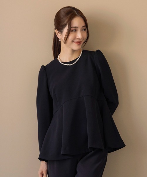 Sono（ソーノ） ブラウス シャツ 「SONO NAVY」「MUMMUMダブルクロス