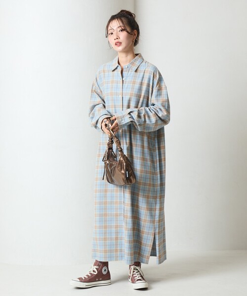 FREAK'S STORE（フリークスストア） シャツワンピース 限定展開 ネル