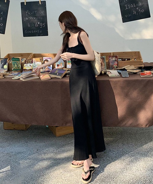 meJane（ミージェーン） ワンピース スクエアヘンリーネック