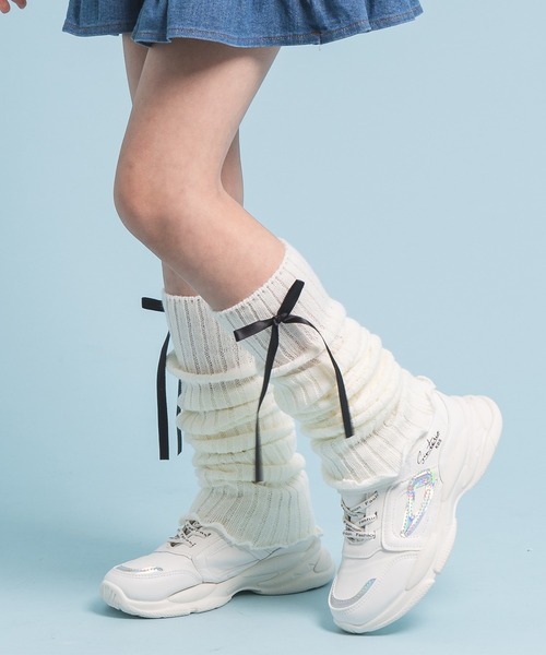 URBAN CHERRY（アーバンチェリー） レッグウォーマー リボンデザイン