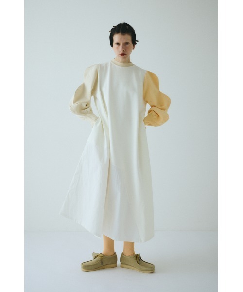 HeRIN.CYE ワンピース Mountain sleeve docking dress マウンテン