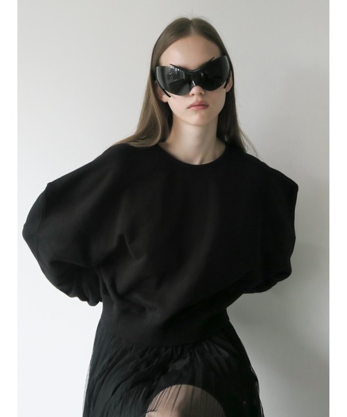 AMOMMA（アモマ） トレーナー スウェット PUFF SLEEVE SWEAT 起毛なし