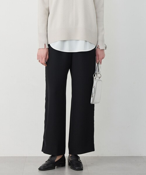 ICB（アイシービー） パンツ ベルベットライン トラックワイドパンツ