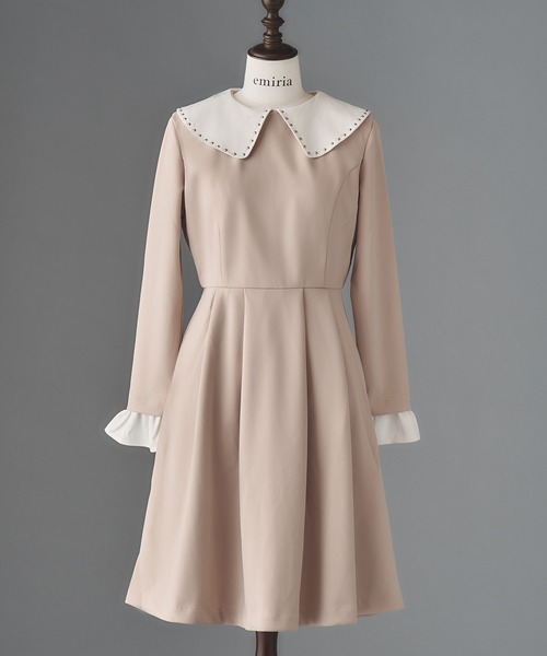 emiriawiz（エミリアウィズ） ワンピース スタッズカラーフレア