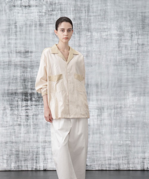 Apo（s）ture チノパン DUA-001/チノワンタックサルエルパンツ